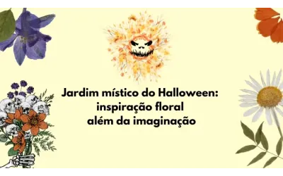 Jardim místico do Halloween: inspiração floral além da imaginação