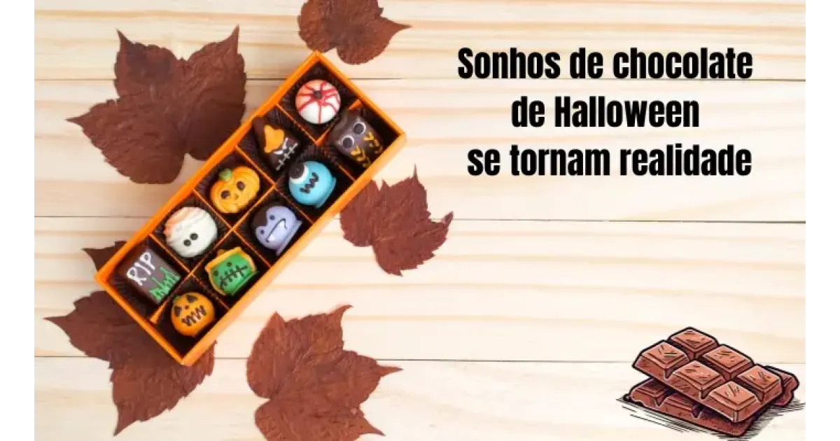 Sonhos de chocolate de Halloween se tornam realidade