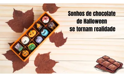 Sonhos de chocolate de Halloween se tornam realidade