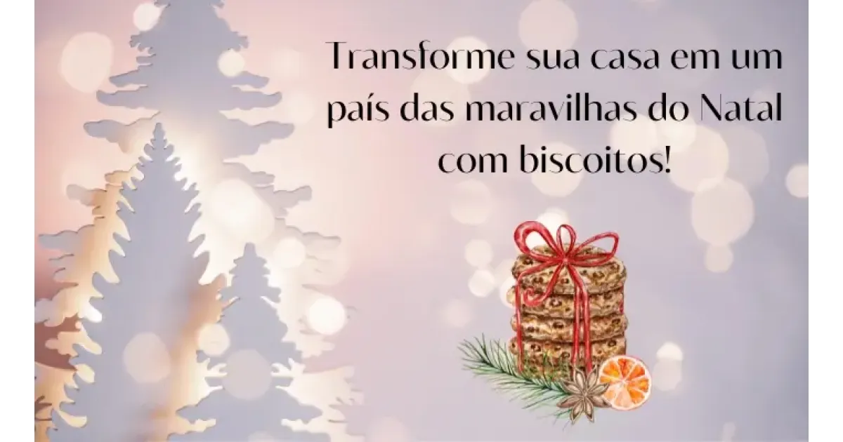 Transforme sua casa em um país das maravilhas do Natal com biscoitos!