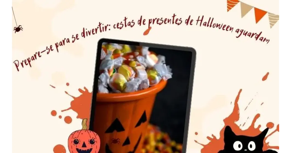 Prepare-se para se divertir: cestas de presentes de Halloween aguardam