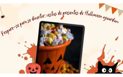 Prepare-se para se divertir: cestas de presentes de Halloween aguardam