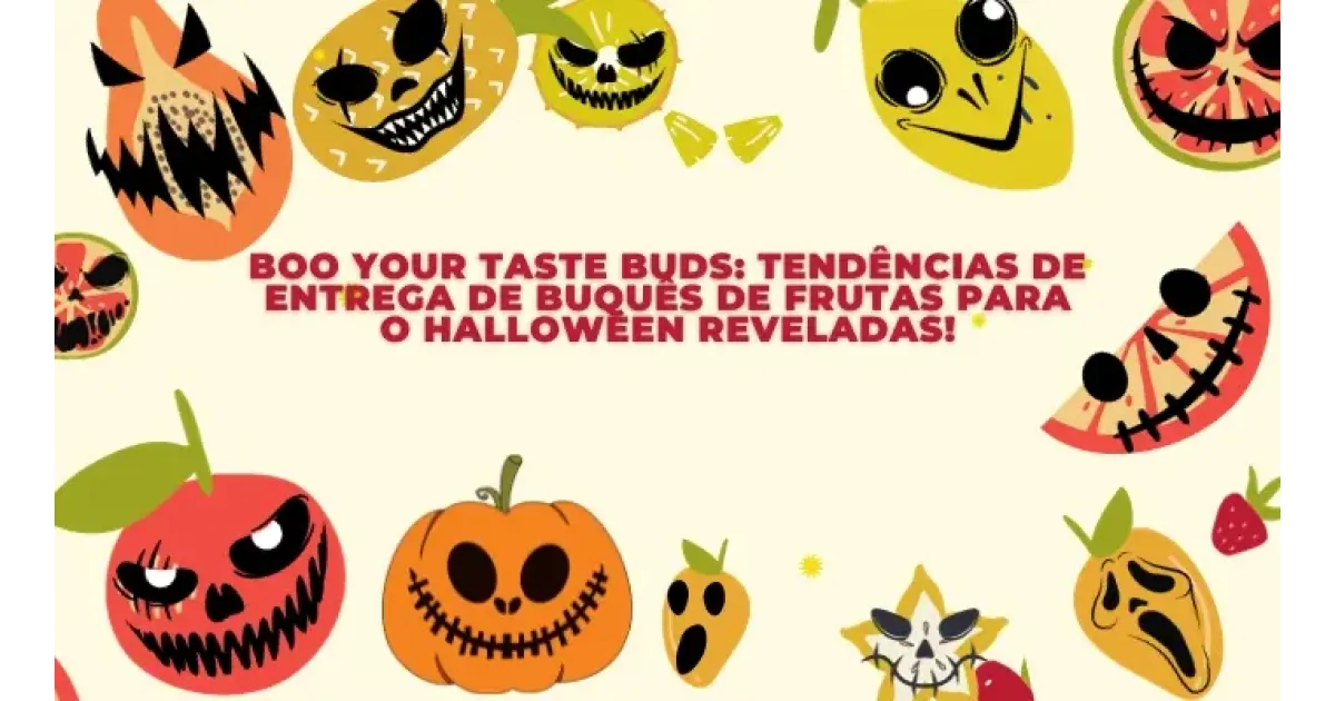 Boo Your Taste Buds: Tendências de entrega de buquês de frutas para o Halloween reveladas!