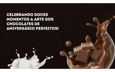 Comemorando momentos doces a arte dos chocolates de aniversário perfeitos!