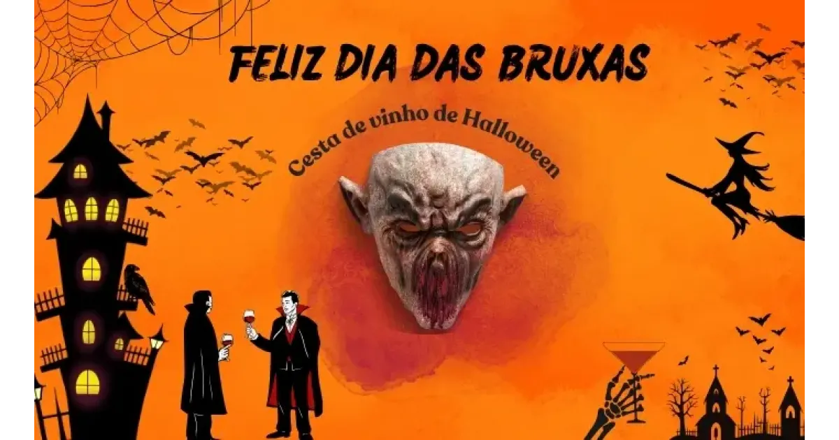 Surpreenda seu vizinho com uma cesta de presentes assustadora de Halloween!