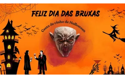 Surpreenda seu vizinho com uma cesta de presentes assustadora de Halloween!
