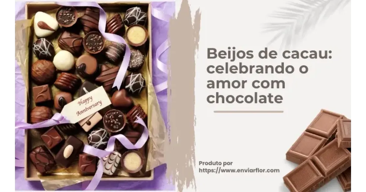 Beijos de cacau: celebrando o amor com chocolate