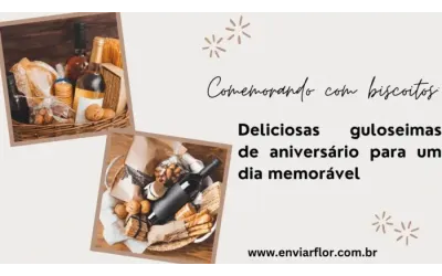 Comemorando com biscoitos: deliciosas guloseimas de aniversário para um dia memorável