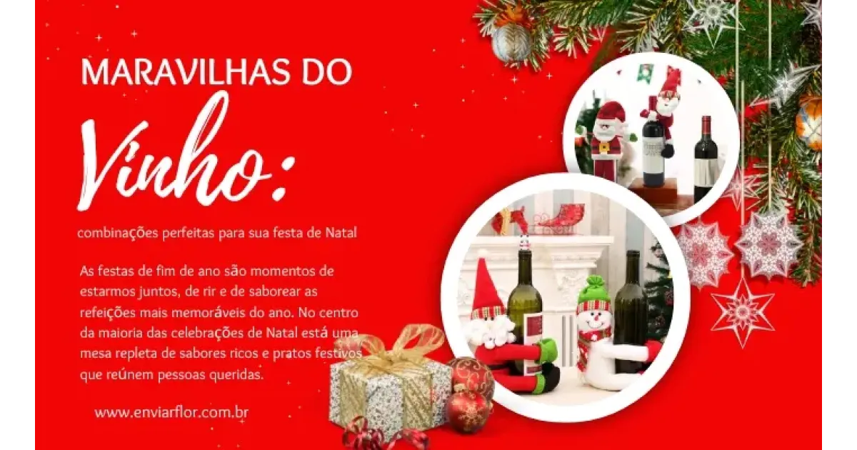 Maravilhas do vinho: combinações perfeitas para sua festa de Natal