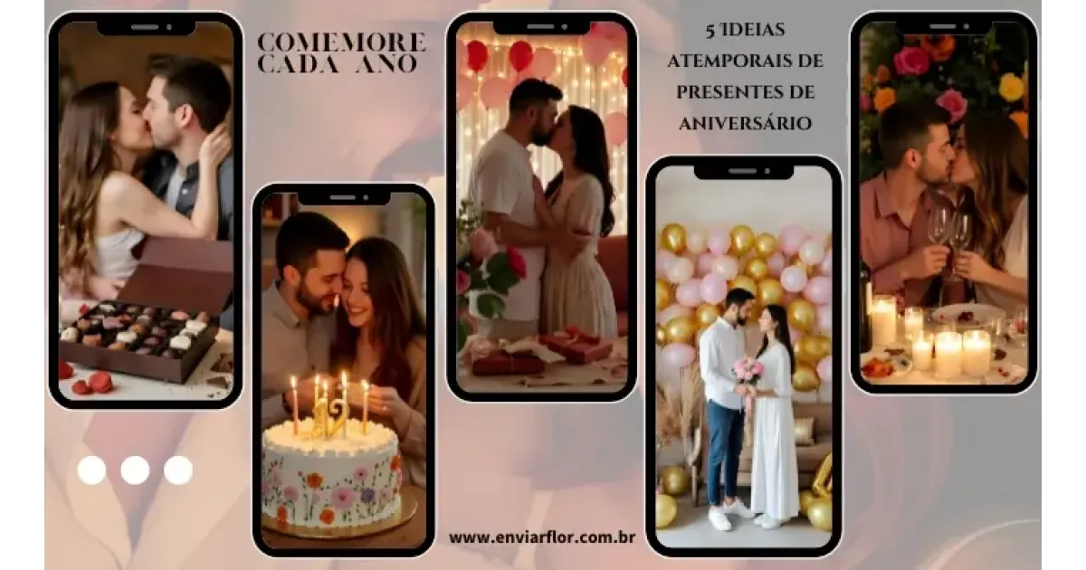 Comemore cada ano: 5 ideias atemporais de presentes de aniversário