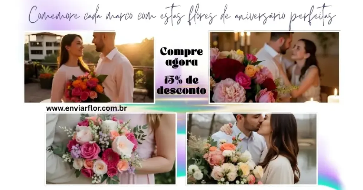 Comemore cada marco com estas flores de aniversário perfeitas