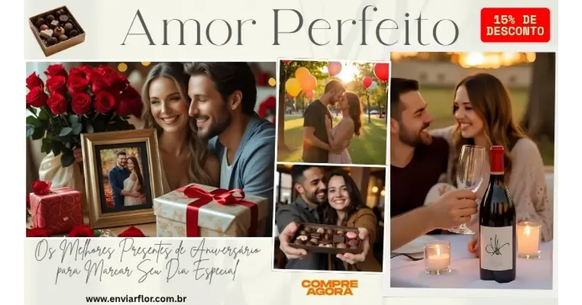 Amor Perfeito: Os Melhores Presentes de Aniversário para Marcar Seu Dia Especial