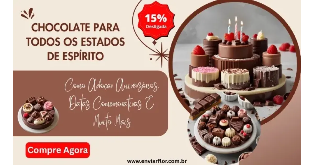 Chocolate para todos os estados de espírito: como adoçar aniversários, datas comemorativas e muito mais