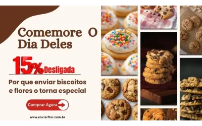 Comemore o dia deles: por que enviar biscoitos e flores o torna especial