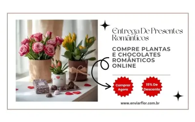 Entrega de presentes românticos: compre plantas e chocolates românticos online
