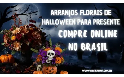 Arranjos florais de Halloween para presente - Compre online no Brasil