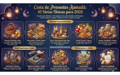 Cesta de Presentes Ramadã: 10 Ideias Únicas 2026
