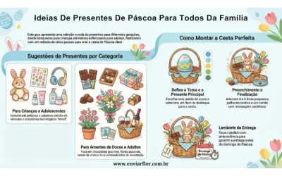 Ideias de Presentes de Páscoa para Todos da Família