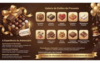 Principal 10 Caixas de Chocolate de Aniversário Perfeitas para Surpreender em 2026
