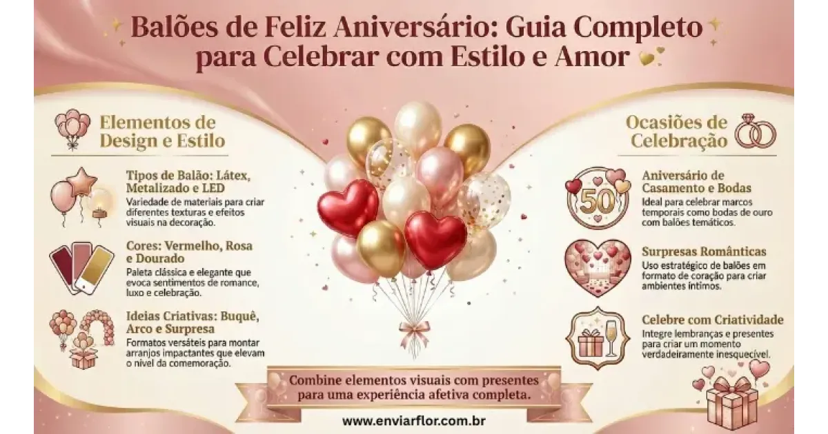 Balões de Feliz Aniversário: O Guia Definitivo para Celebrar com Estilo e Amor