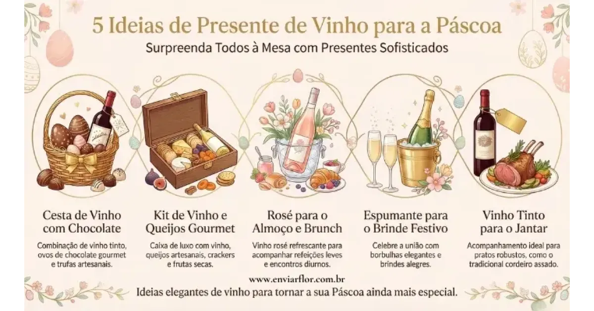 5 Ideias de Presente de Vinho para a Páscoa que Vão Surpreender a Todos à Mesa