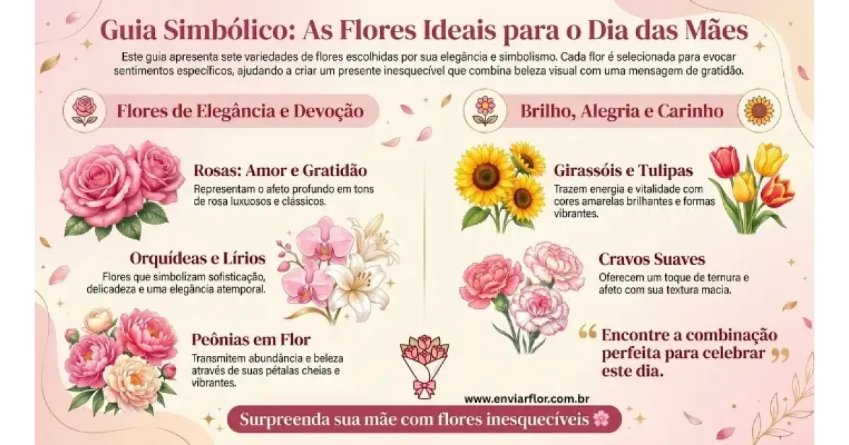 Melhores Flores para o Dia das Mães que Toda Mãe Vai Adorar