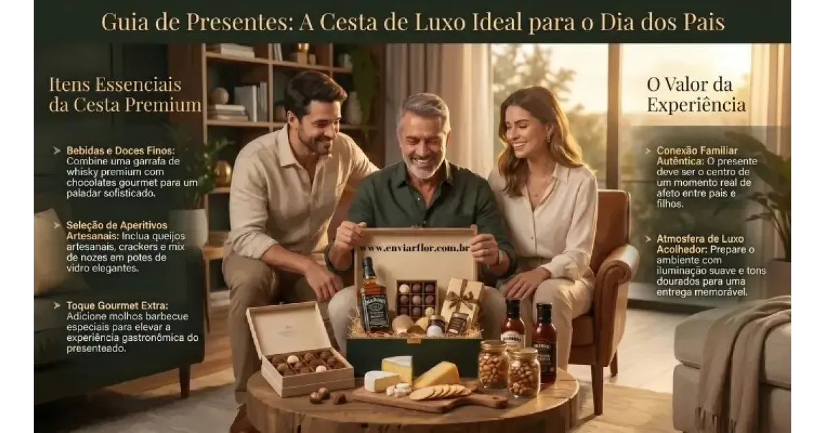 Cestas de Presente para o Dia dos Paisque Papai Vai Adorar de Verdade