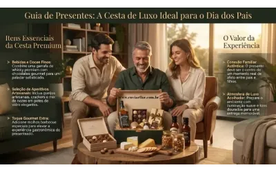 Cestas de Presente para o Dia dos Paisque Papai Vai Adorar de Verdade
