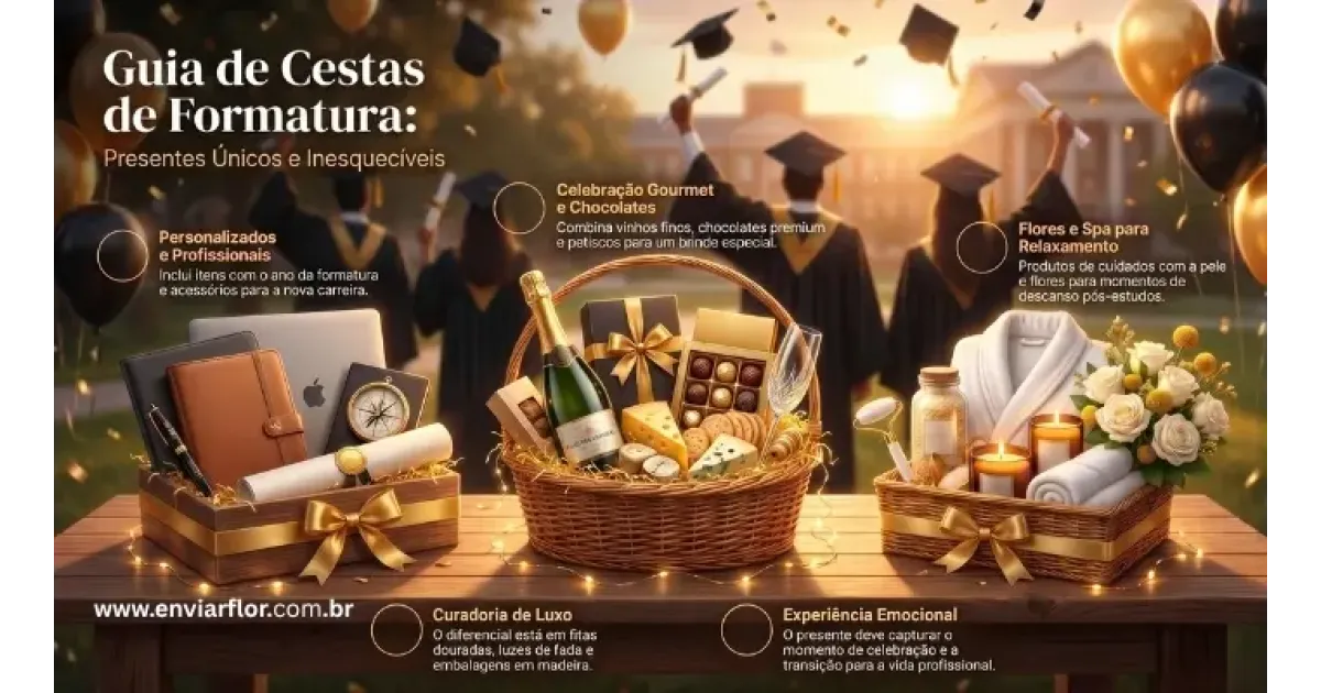 Presentes Únicos de Formatura: Guia das Melhores Cestas
