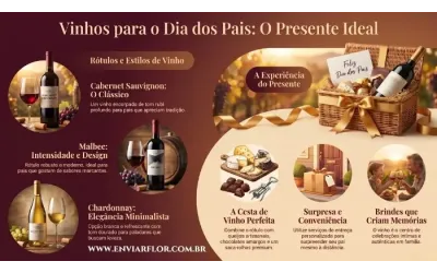 Vinhos para o Dia dos Pais: Ceste e Rótulos que Todo Pai Ama