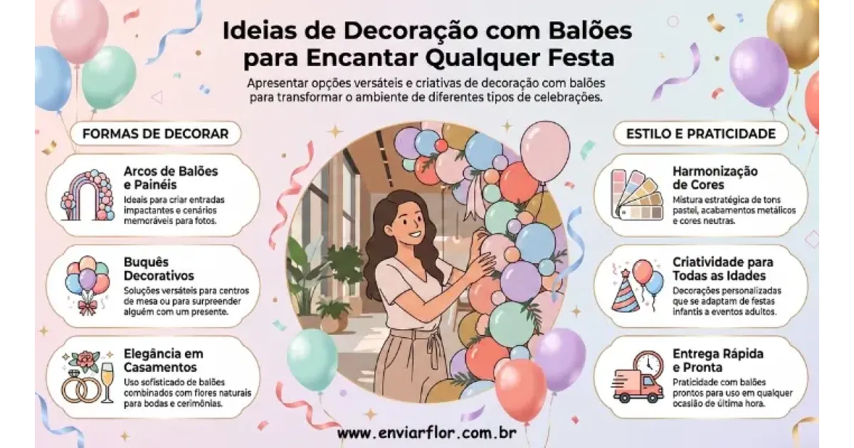 Ideias de Decoração com Balões para Encantar Qualquer Festa