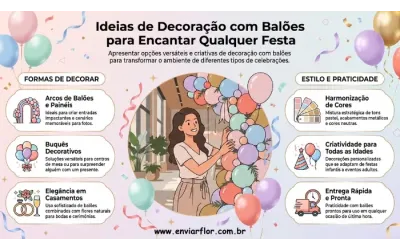 Ideias de Decoração com Balões para Encantar Qualquer Festa