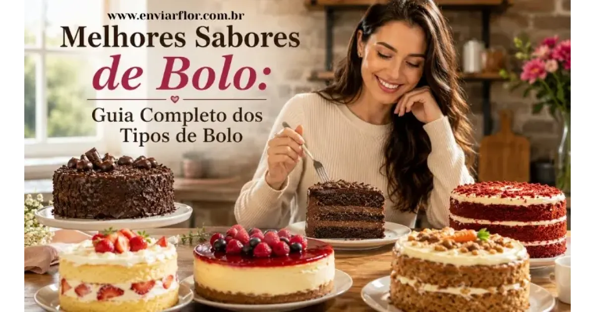 Melhores Sabores de Bolo: Guia Completo dos Tipos de Bolo
