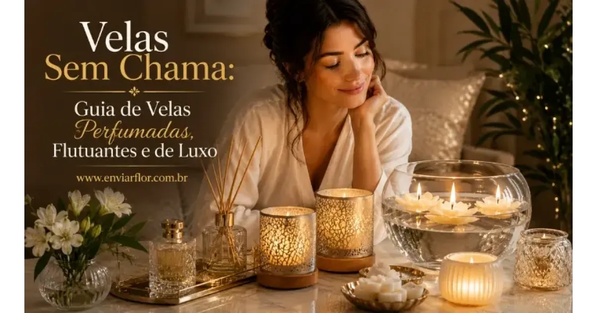 Velas Sem Chama: Guia de Velas Perfumadas, Flutuantes e de Luxo