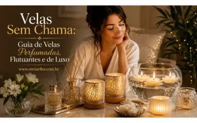 Velas Sem Chama: Guia de Velas Perfumadas, Flutuantes e de Luxo