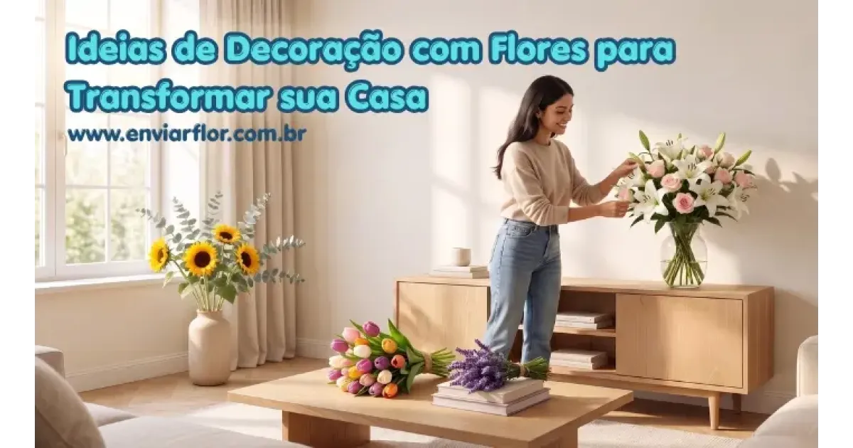 Ideias de Decoração com Flores para Transformar sua Casa