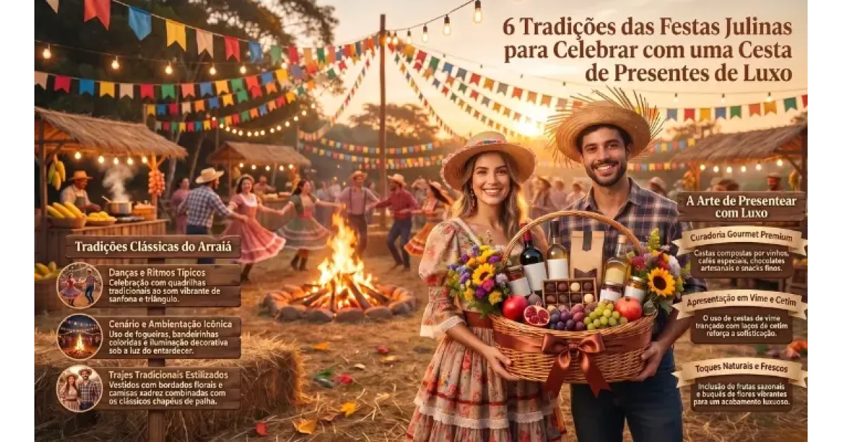 10 Tradições das Festas julho Para Celebrar com uma Cesta de Presentes de Luxo