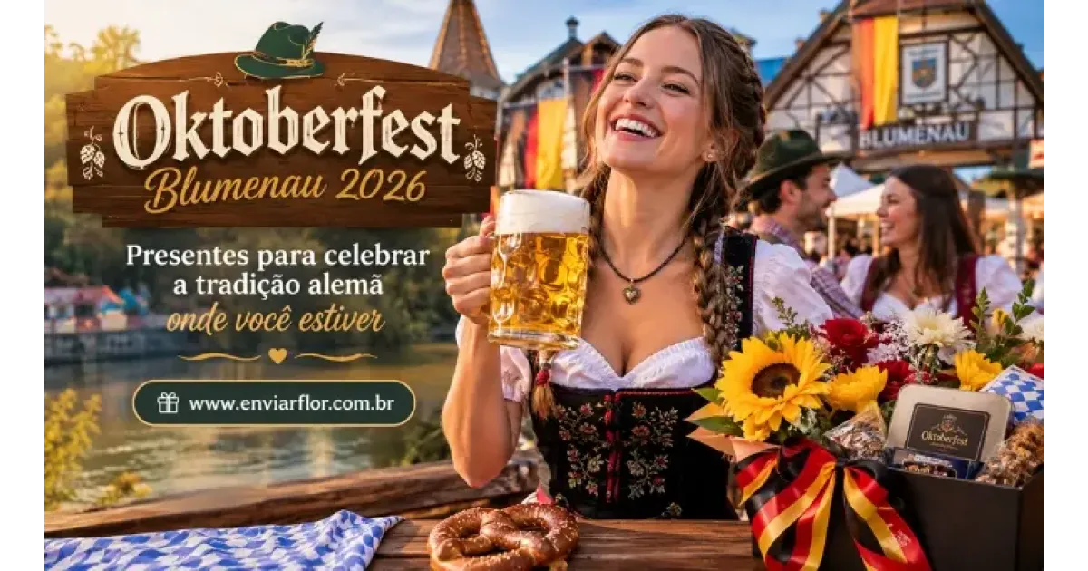 Oktoberfest Blumenau 2026: presentes para celebrar a tradição alemã onde você estiver