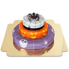 Teia de aranha gigante de bolo