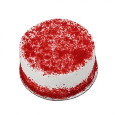 Bolo de Creme Fresco Velvet Vermelho