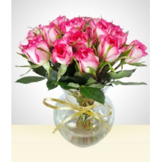 Cutie: vaso com rosas pequenas