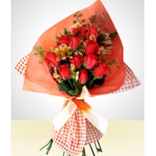 Bouquet de 12 rosas