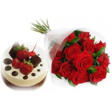 Bolo e Rosas