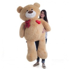 Urso de pelúcia gigante de 1 metro e 50 cm - Caramelo Apaixonado