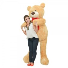 Urso de pelúcia gigante de 2 metros - Doce de leite apaixonado