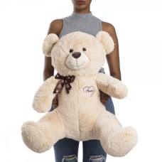 Urso de pelúcia Stuart de 80 cm com coração de areia