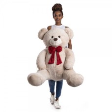 Urso de pelúcia gigante de 1 metro e 8 cm - Meu Amor Areia