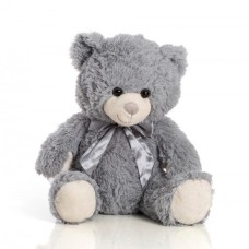 Urso de Pelúcia 37 cm - Cinza Hector