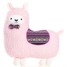 Almofada de pelúcia lhama 33 cm - Madie rosa