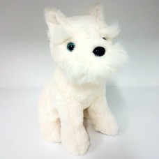 Cachorro de pelúcia de 20 cm - Schnauzer Pérola